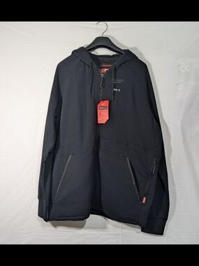 Milwaukee M12 Heated Hoodie Jacket 2X Black Full Zip w/ Battery & Charger NEW